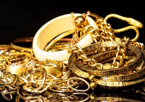 Scrap gold jewelry